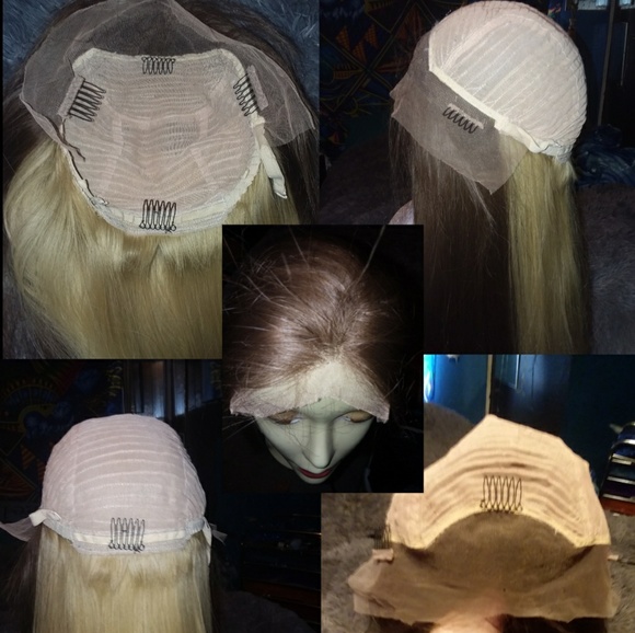UNIQUE CHESTNUT & BLONDE SWISS LACE FRONT WIG main image 7